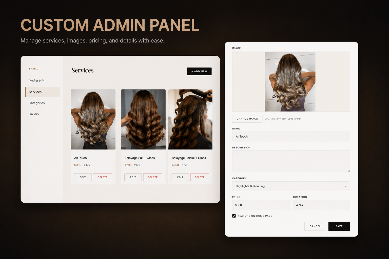 My Beauty Studio project 2