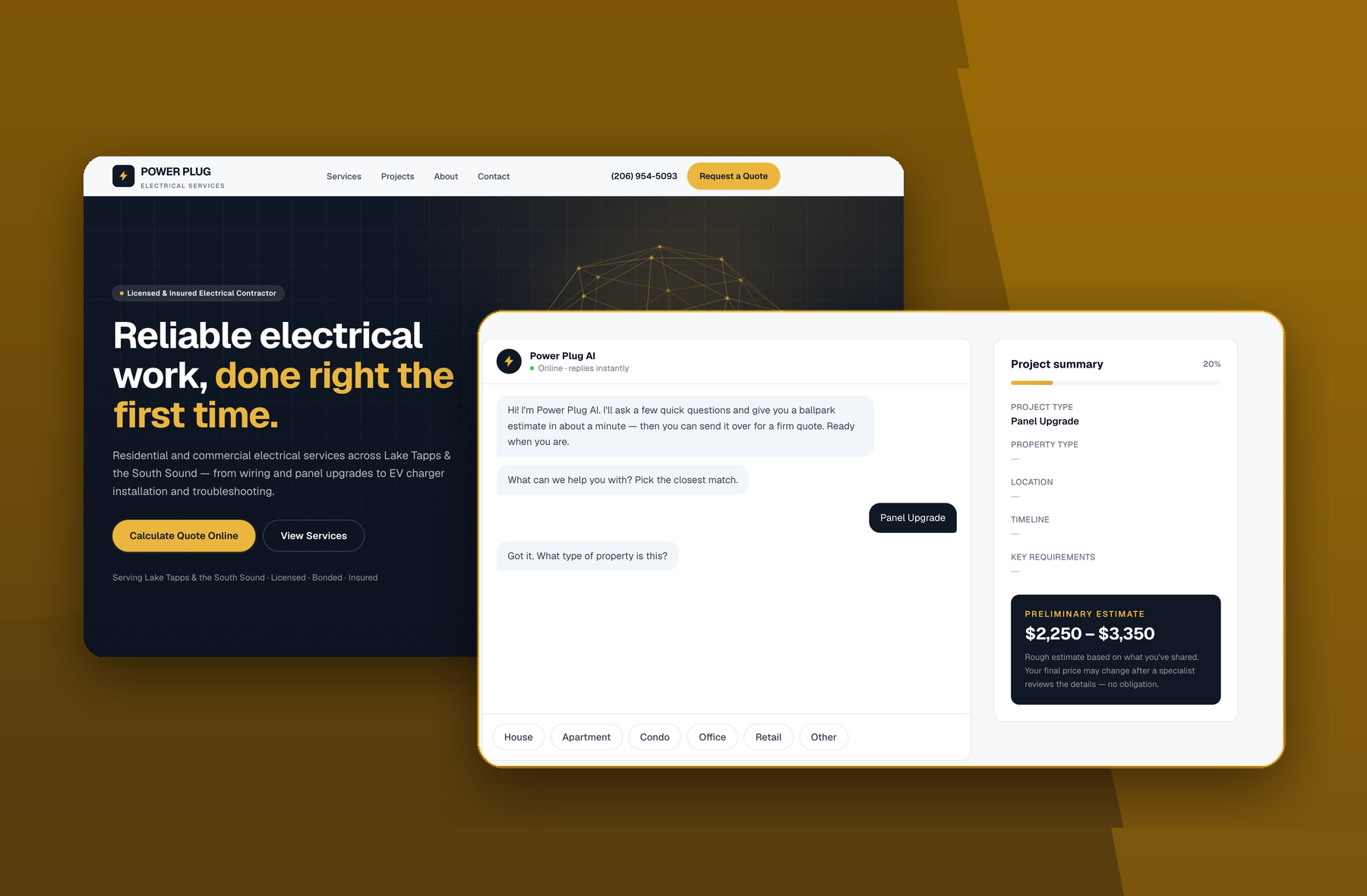 AI Agent for Electrical Project Estimation